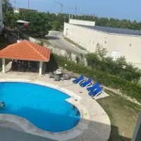 public outdoor pools punta cana SOL CARIBE - PLAYA LOS CORALES - swimming pool, beach club, bbq, wifi